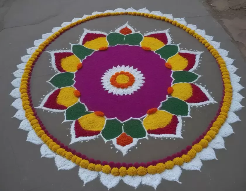 Rangoli Captions For Instagram