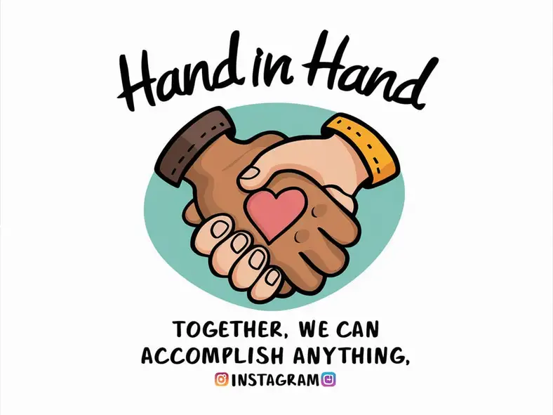 Hand in Hand Quotes For Instagram