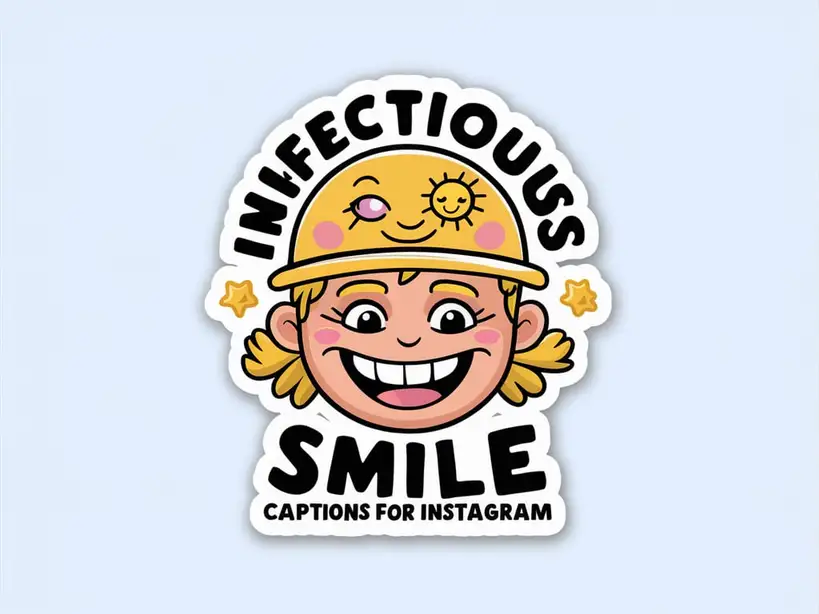 Infectious Smile Captions for Instagram