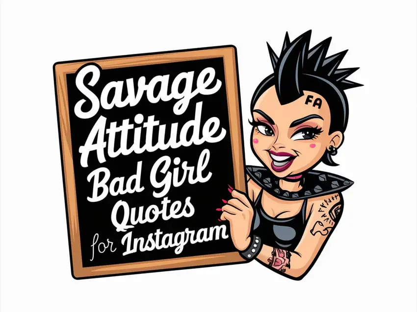 Savage Attitude Bad Girl Quotes for Instagram