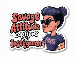 Savage Attitude Captions for Instagram